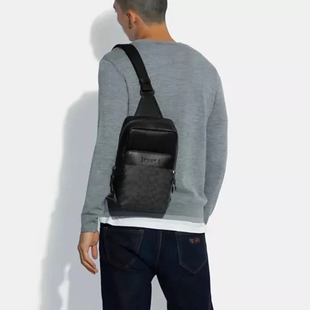 Coach Black Men's Crossbody Messenger Bag